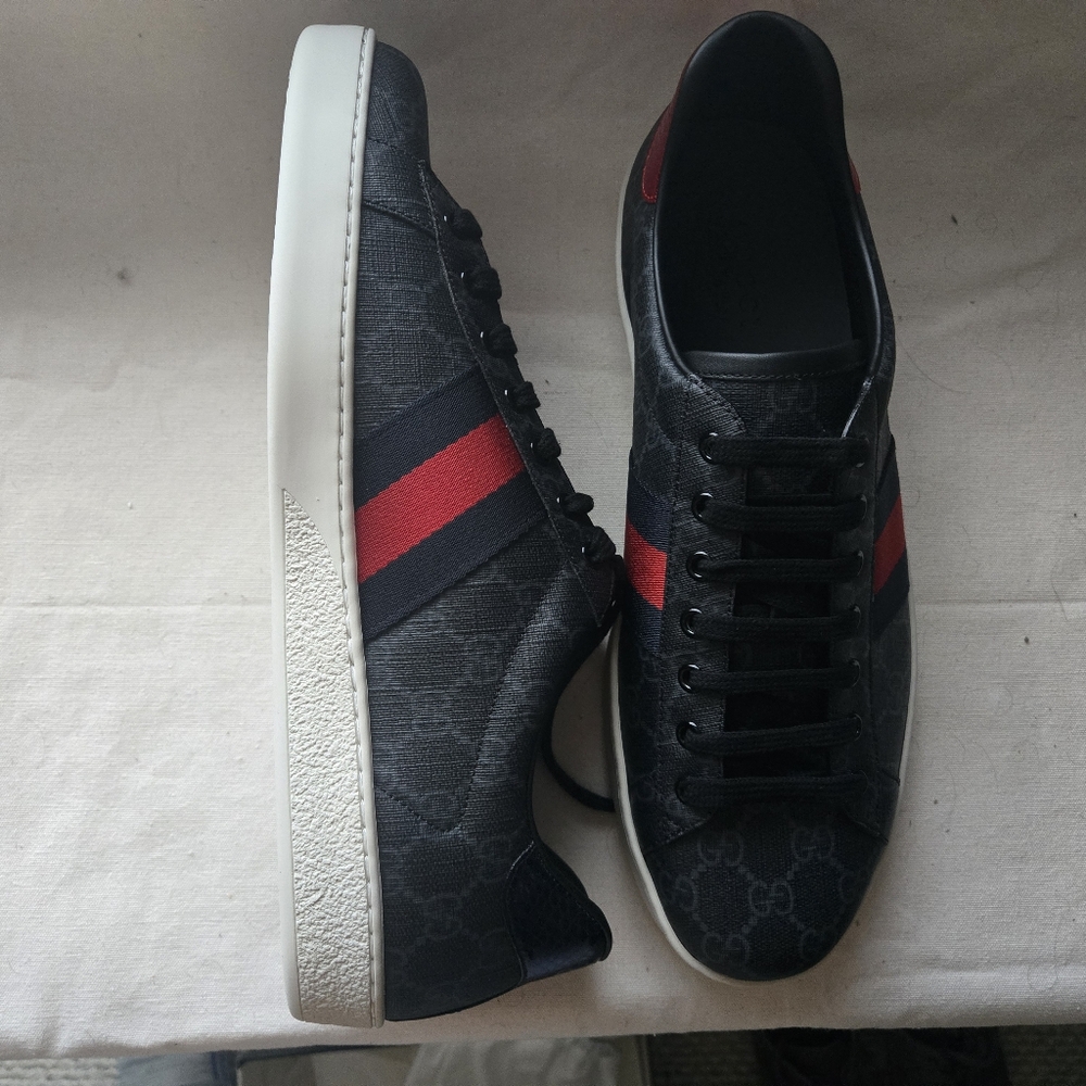 Gucci Ace GG Supreme Navy - Picture 6 of 8